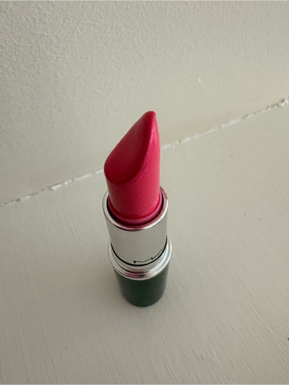 MAC No Photos Cosmetics Bright Pink Cream Lipstick